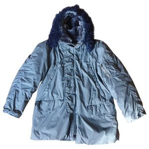 Myar Upcycled military bomber parka